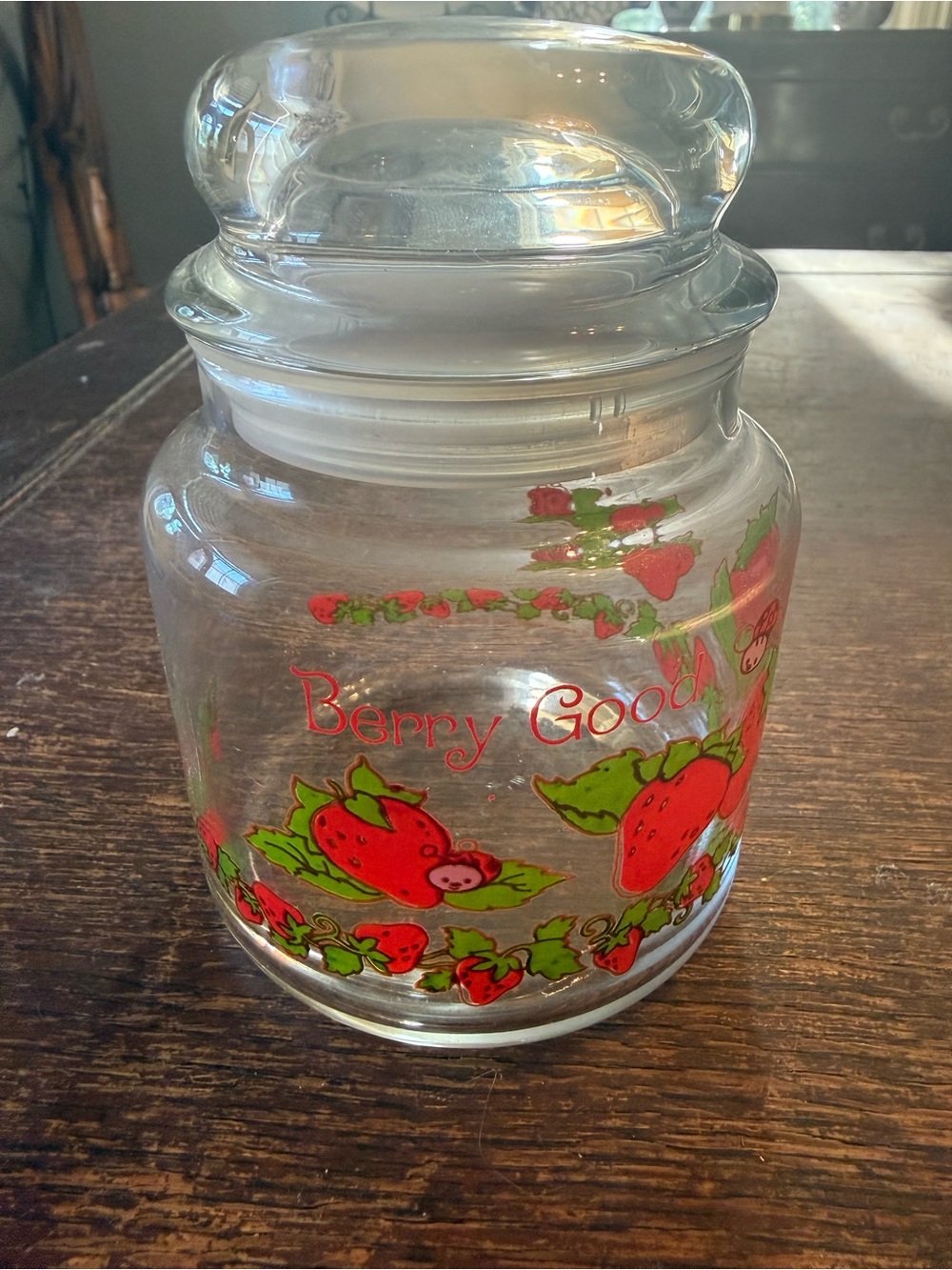 EUC Strawberry Shortcake storage jar